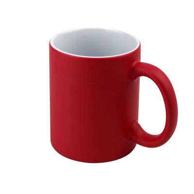 Кружка-хамелеон керамическая Йорк, сублимация, красная-0