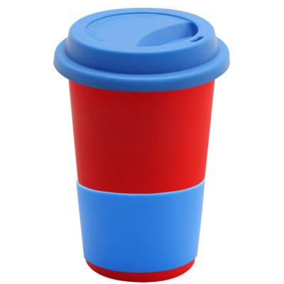 Кружка Magic To Go, красный/светло-синий-0
