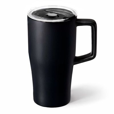 Кружка керамическая Stonely, чёрная-0