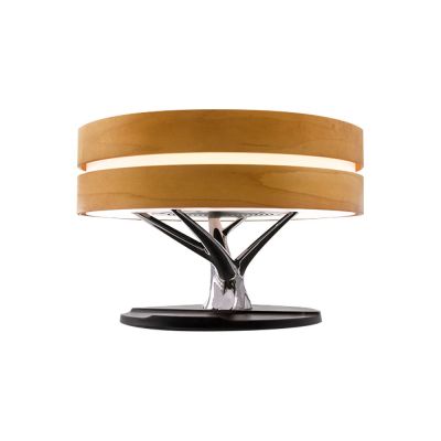 Интерьерная лампа с колонкой и беспроводной зарядкой Aronda-0