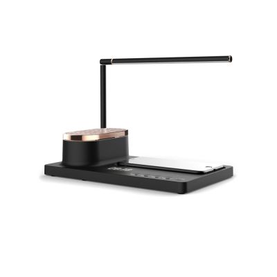 Интерьерная лампа c колонкой, беспроводной зарядкой и дисплеем Volando-2