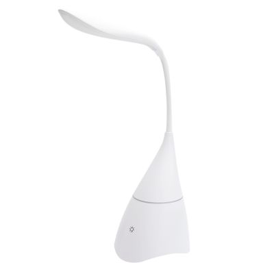 Настольная лампа с колонкой Swanny, белая-1