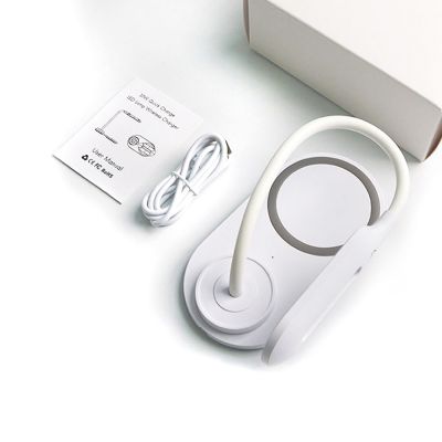 Настольная лампа с беспроводной зарядкой Duos-5