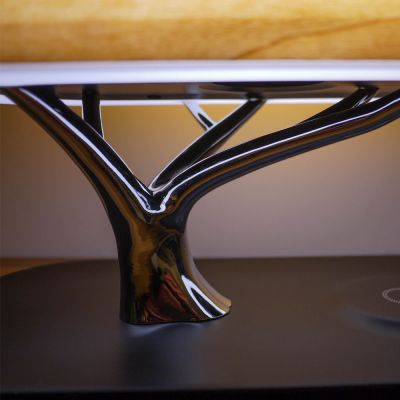 Интерьерная лампа с колонкой и беспроводной зарядкой Aronda-2