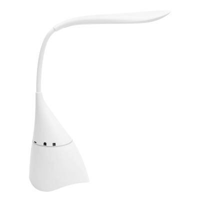 Настольная лампа с колонкой Swanny, белая-2