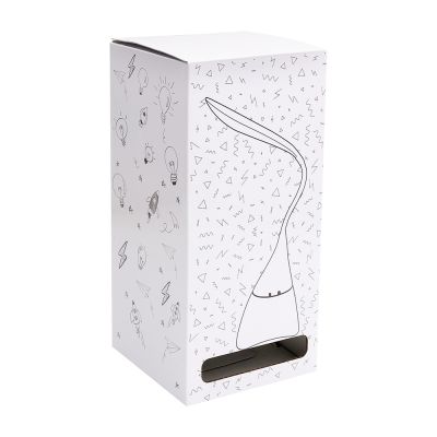 Настольная лампа с колонкой Swanny, белая-3