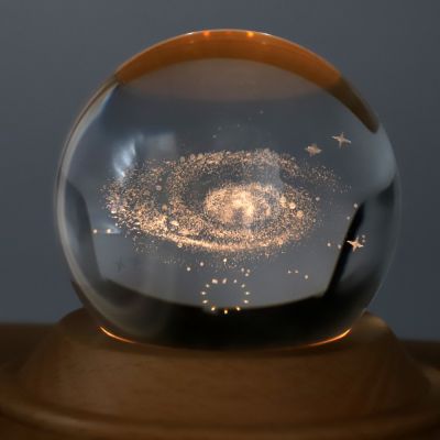 Интерьерная лампа с колонкой и функцией проекторного освещения Univero-1