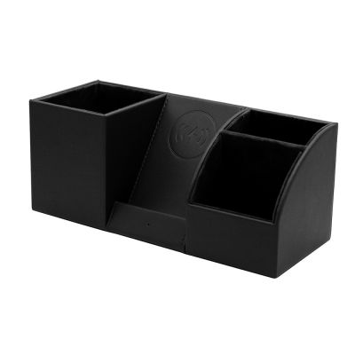 Настольный органайзер Boss c беспроводной зарядкой, черный-2