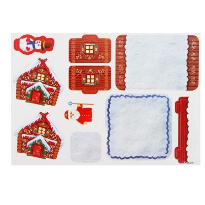 Конструктор фигурки"Дом деда мороза" 3Д   3564567-1