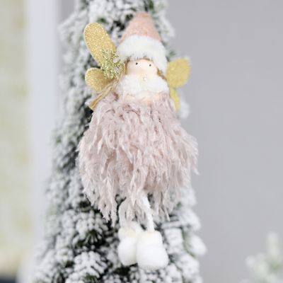 Новогоднее украшение рождественский ангел Беатриче,розовый-0