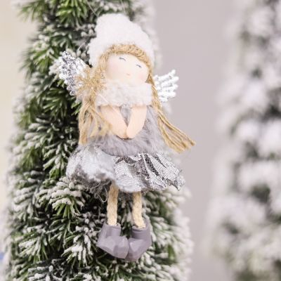 Новогоднее украшение рождественский ангел Свитс,серый-0