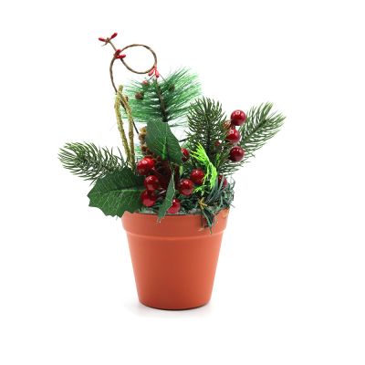 Декоративное новогоднее украшение №3 (кашпо)-0