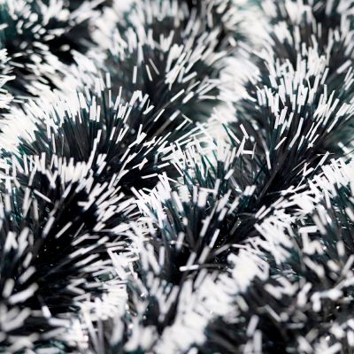 Новогодняя мишура (зелено-белый)-0