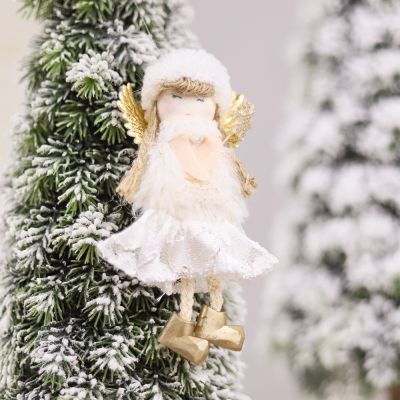 Новогоднее украшение рождественский ангел Свитс,белый-0