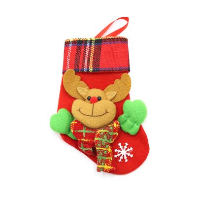 Сапожок подарочный новогодний №2 (олень красный)-0