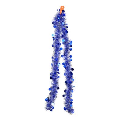 Новогодняя мишура с блестками-2