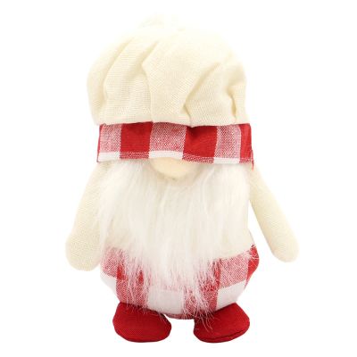 Новогоднее украшение рождественские гномы Виллен, бежевый-0