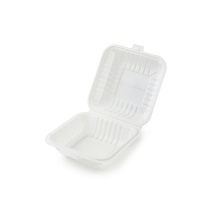 Контейнер для гамбургера из кукурузного крахмала, 6 дюймов  (15 см)-0