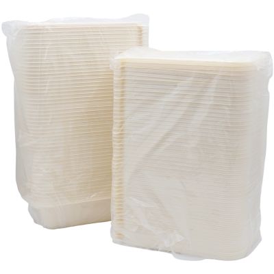 Набор контейнеров с крышкой из кукурузного крахмала, 1000 мл, 50 шт-1