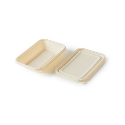 Контейнер с крышкой из кукурузного крахмала,  500 мл-0