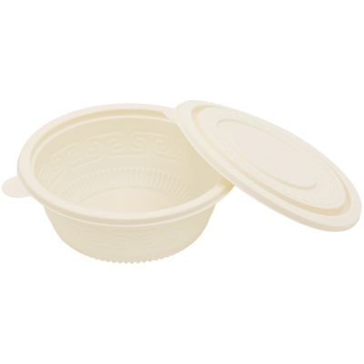 Набор контейнеров (супница) из кукурузного крахмала,  400 мл (50 шт)-2