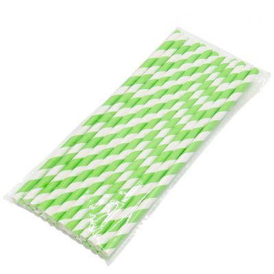 Набор цветных бумажных трубочек , размер 197*6 мм (50 шт)-1