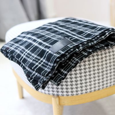 Плед акриловый Glasgo, черный-3