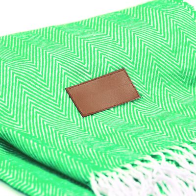 Плед акриловый Samum, зеленый-2