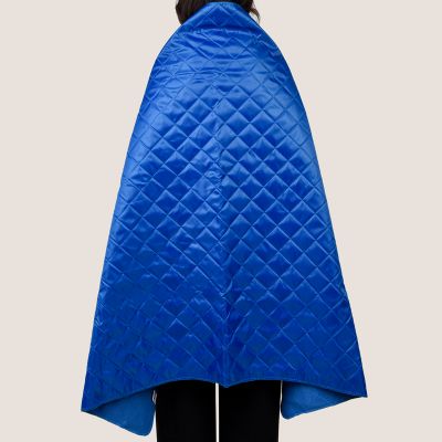 Плед PONCHO, синий-2