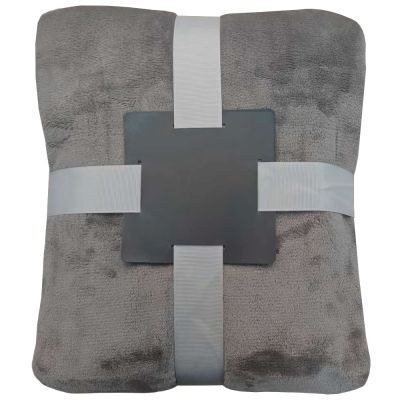 Плед FLANNEL, серый-0