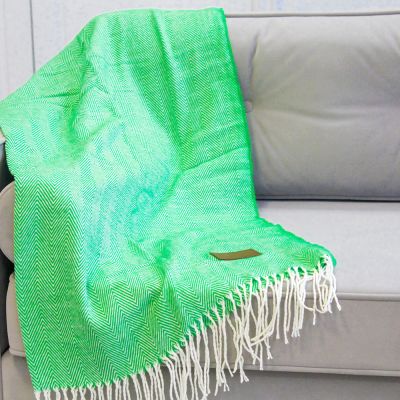 Плед акриловый Samum, зеленый-3