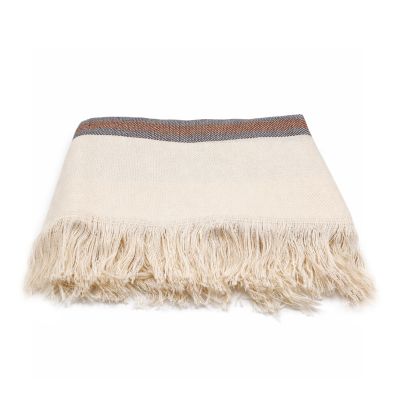 Плед полушерстяной EDITA, бежевый-2