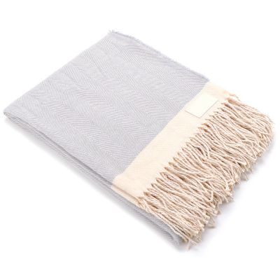 Плед акриловый WINTER, серый-3