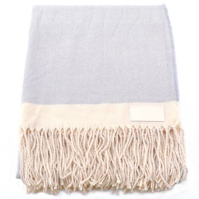 Плед акриловый WINTER, серый-4