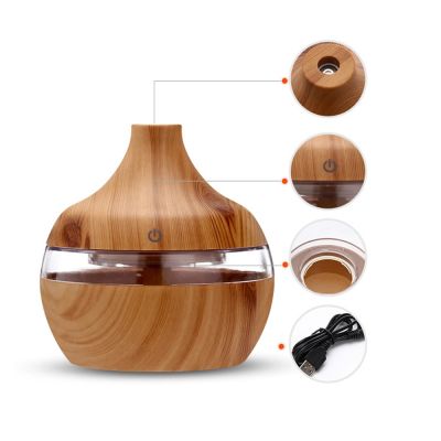 Светодиодный USB арома увлажнитель Holz-1