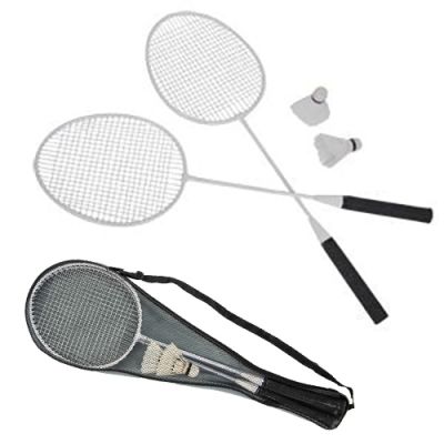 Набор для бадминтона в чехле: 2 ракетки, 2 волана, длина 67 см, нетканый материал, металл, пластик-1