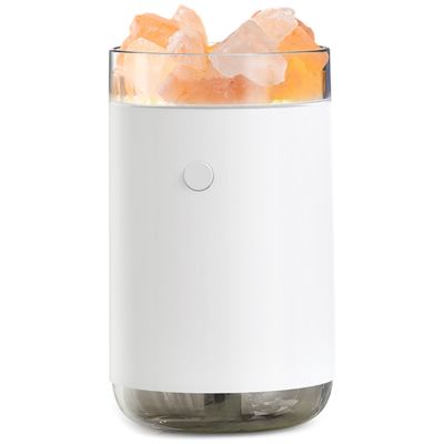 Соляная, светодиодная USB лампа-увлажнитель Aura, белый-0