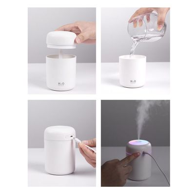 Светодиодный USB увлажнитель Aroma, белый-2