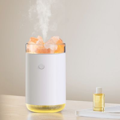 Соляная, светодиодная USB лампа-увлажнитель Aura, белый-2