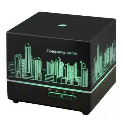 Светодиодный USB увлажнитель Wisdom, черный-0