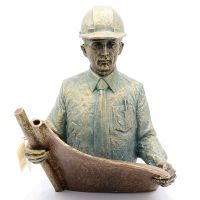 Композиция "Начальник производства" бронза с чернением