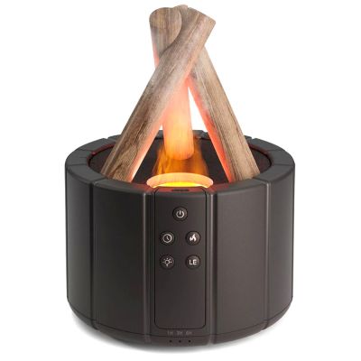 Светодиодный USB увлажнитель-аромадиффузор Bonfire, чёрный-0