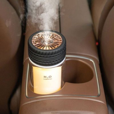 Светодиодный USB увлажнитель Wheel, белый-3