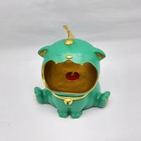 Статуэтка хранитель Кот большой, изумруд