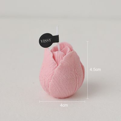 Свеча Тюльпан Оксфорд, розовый-0