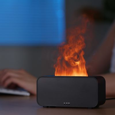 Светодиодный USB увлажнитель-ароматизатор Lumor RGB, черный-3