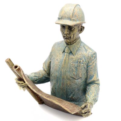 Композиция "Начальник производства" бронза с чернением-1