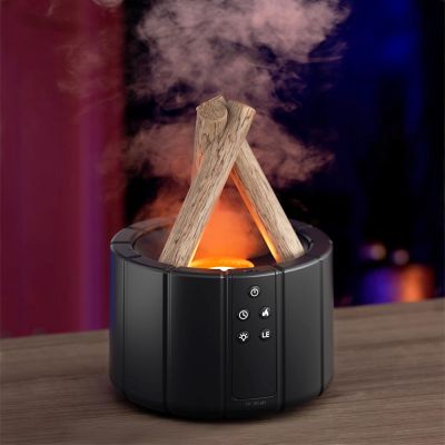 Светодиодный USB увлажнитель-аромадиффузор Bonfire, чёрный-3