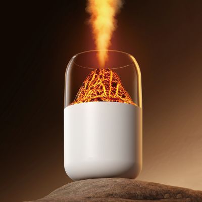 Светодиодный USB увлажнитель-аромадиффузор Volcano 2.0, белый-1