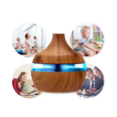 Светодиодный USB арома увлажнитель Holz-4